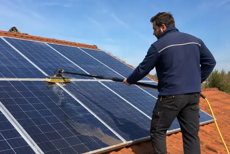 Nettoyage et entretien de panneaux solaires à Lasgraisses